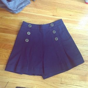 Betsey Johnson - Twill Sailor Shorts (Navy Blue)