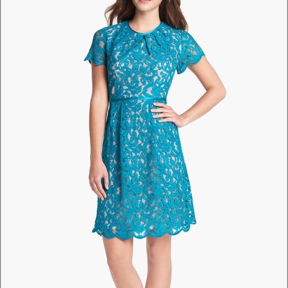 Adrianna Papell Lace Overlay Dress
