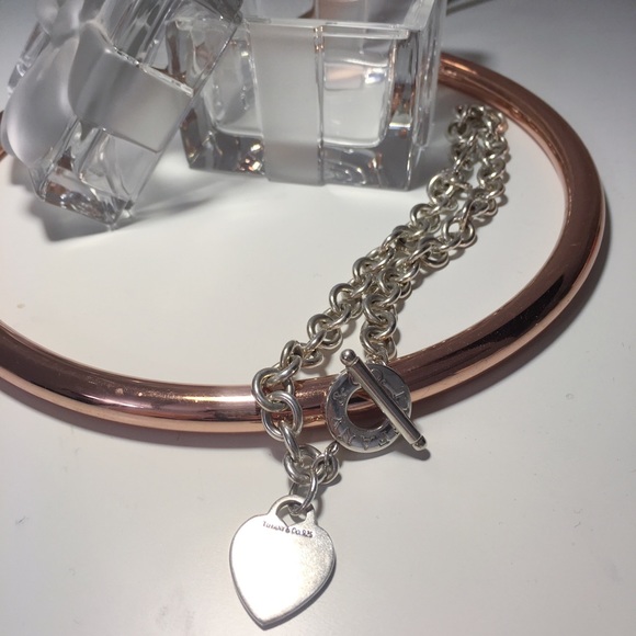 Heart Tag Toggle Tiffany Necklace