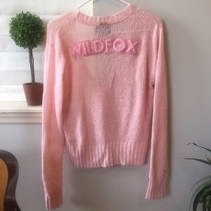 Wildfox White Label Pink Sweater