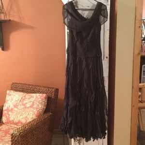 Brown cocktail or mother of the bride dress