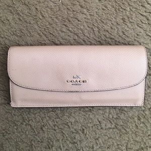 Beige coach wallet