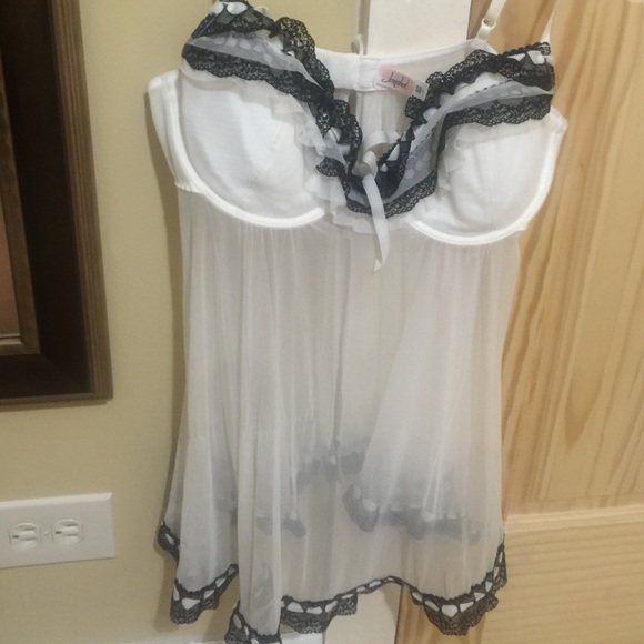 White and black baby doll