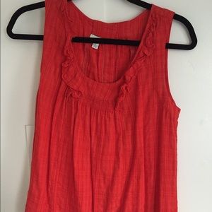 Anthropologie Odille ruffle tank