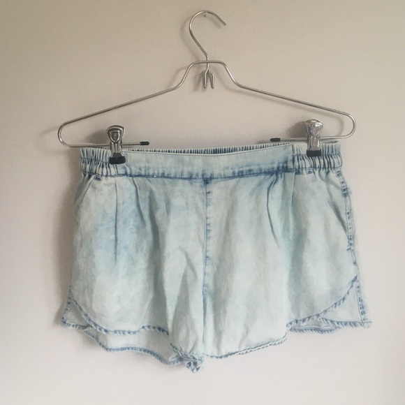 Flowy jean shorts Clearance