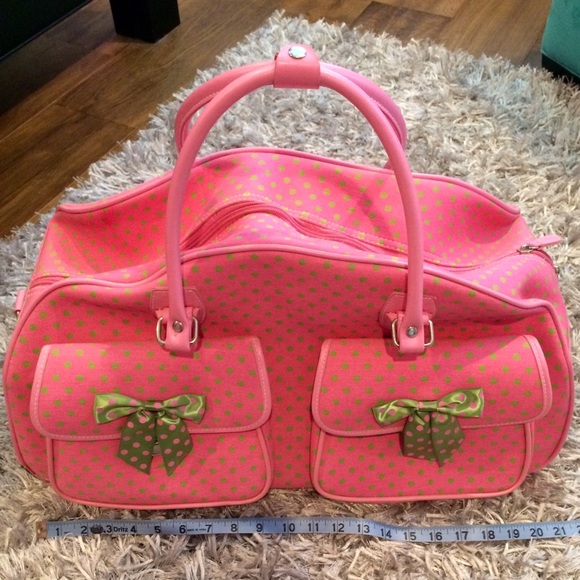 🌺Polka Dot Travel Suit Case