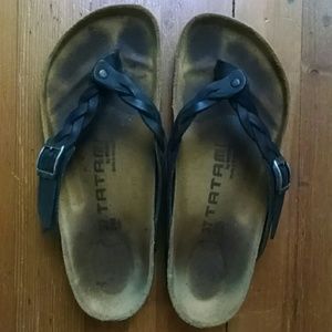 Birkenstock braided flip flop size 37