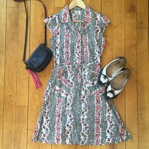 Retro ModCloth Floral Dress