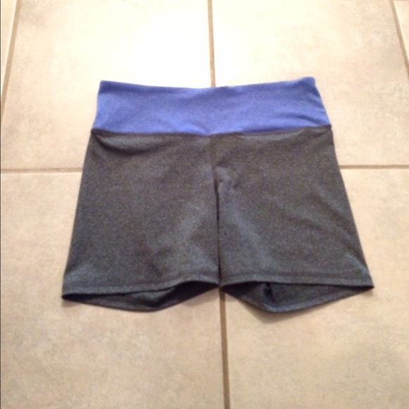 Grey and light blue shorts