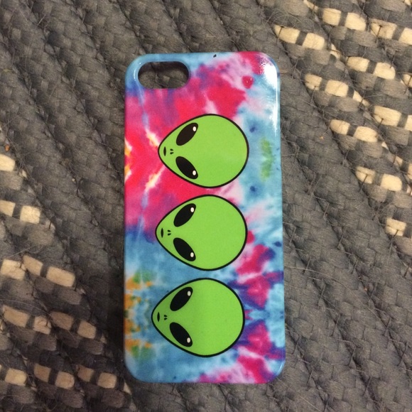 Tie Dye Alien case 👽