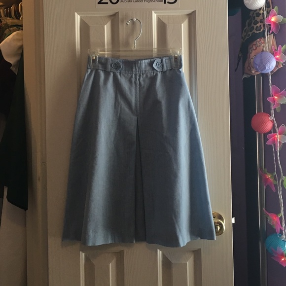 Vintage Chambray Skirt