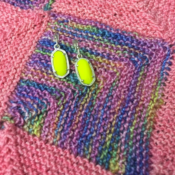 Kendra Scott Yellow Lee Ear Rings