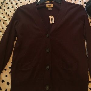 Dark , deep colored Cardigan