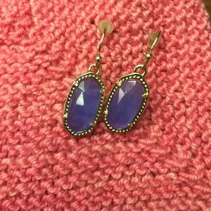 Kendra Scott Blue Lee Ear Rings