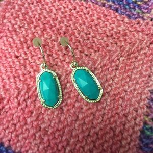 Kendra Scott Teal Lee Ear Rings