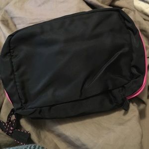 Black cosmetic bag