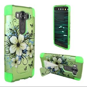 LG V10 - Hawaiian Flowers HYBRID Turbo Cover