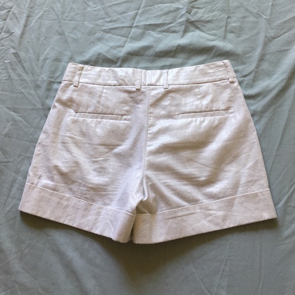 🌟3/$20🌟 Express Metallic White Shorts - Picture 3 of 4