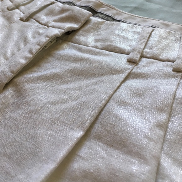 🌟3/$20🌟 Express Metallic White Shorts - Picture 4 of 4