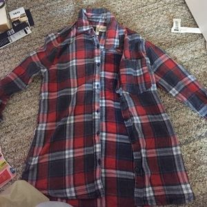 Long sleeve flannel shirt