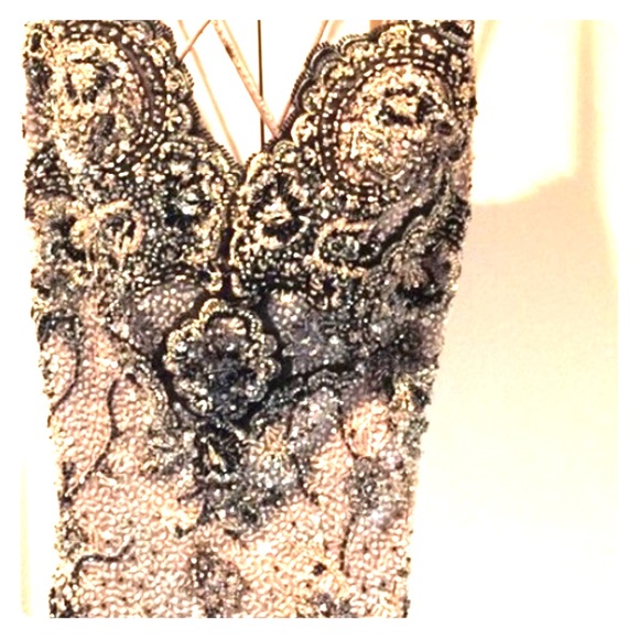 Breath taking beaded gown! see more info below pls