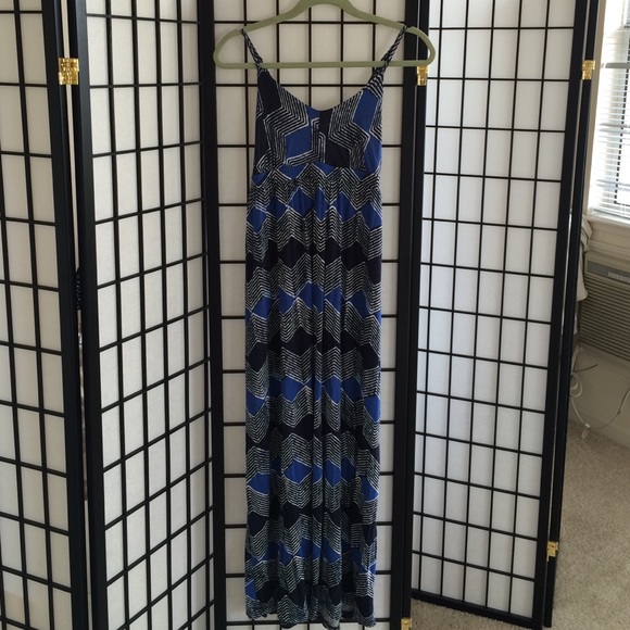 Loft Printed Maxi Dress