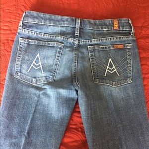 7 for mankind A pocket denim jeans, size 28