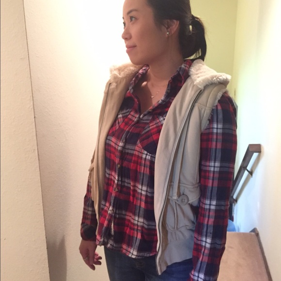 Fleece lined Gap vest