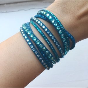 Swarovski Slake Deluxe Bracelet in Turquoise