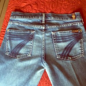 7for all mankind Dojo style jeans, size 28