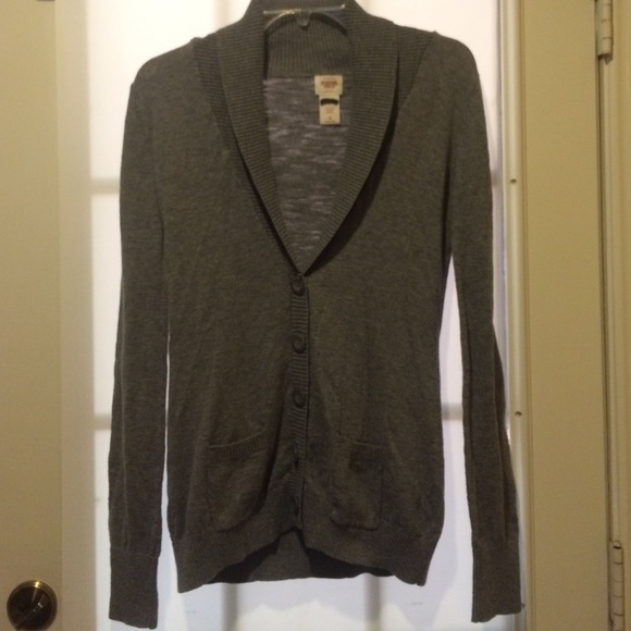 Gray Mossimo Cardigan w/ Pockets Size Small - Picture 1 of 3