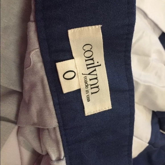 Corilynn blue and white stripe awning skirt. - Picture 2 of 2