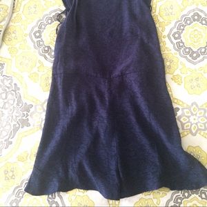 Blue silky romper