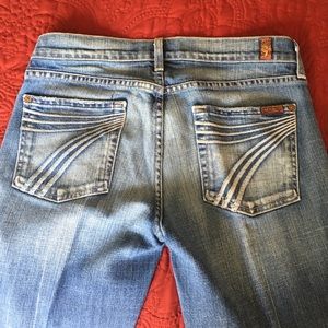 7 for mankind Dojo style jeans, size 28