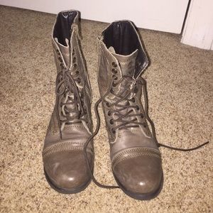 Steve Madden combat boots