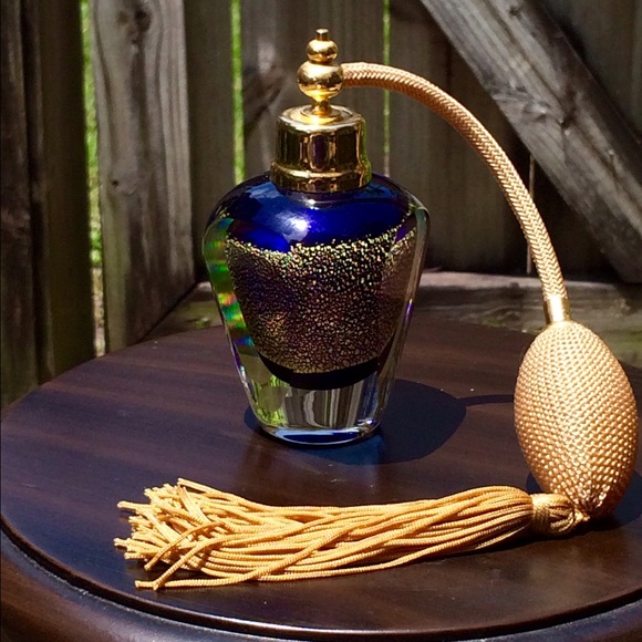 Other - Heavy art glass perfume bottle NWOT