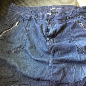 Lane Bryant size 18 Jean Skort