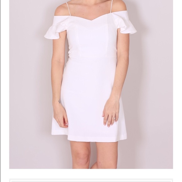 White semi-formal dress