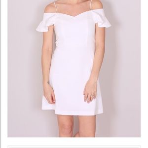 White semi-formal dress