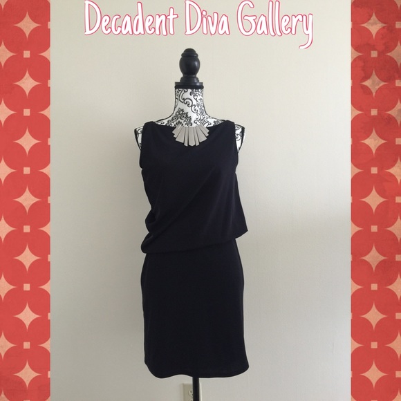 Zara Evening Collection Black Bloused Dress 🎉 🎉 - Picture 1 of 4