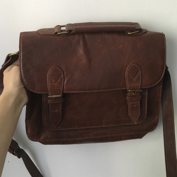 Brown Leather Crossbody Bag