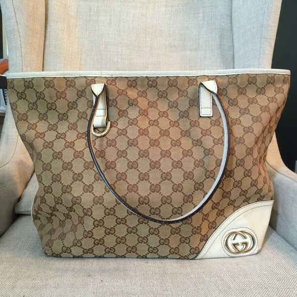 AUTH Gucci Monogram Tote