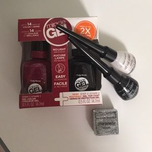 *Bundle* Nail art supplies and colors.