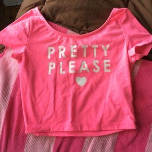 Pretty Please 💚 Crop Top