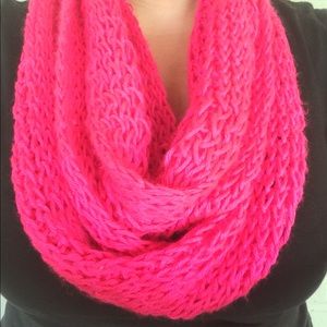 🍂SALE🍂 Handmade Bright Pink Infinity Scarf