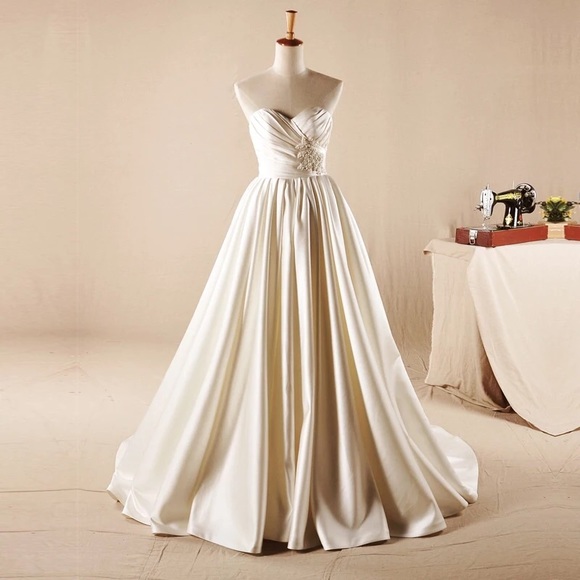 Beautiful wedding gown