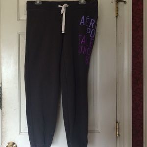 Aeropostale dark gray sweat pants
