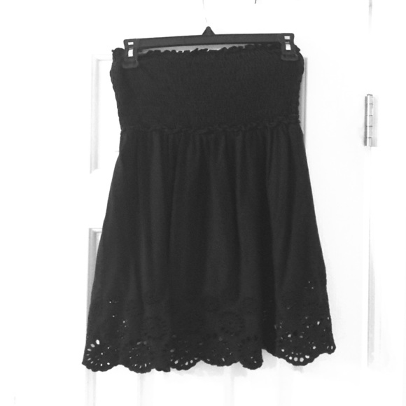 Black Strapless shirt