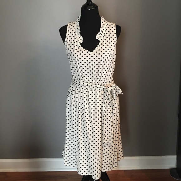 Black and White Polka Dot Dress