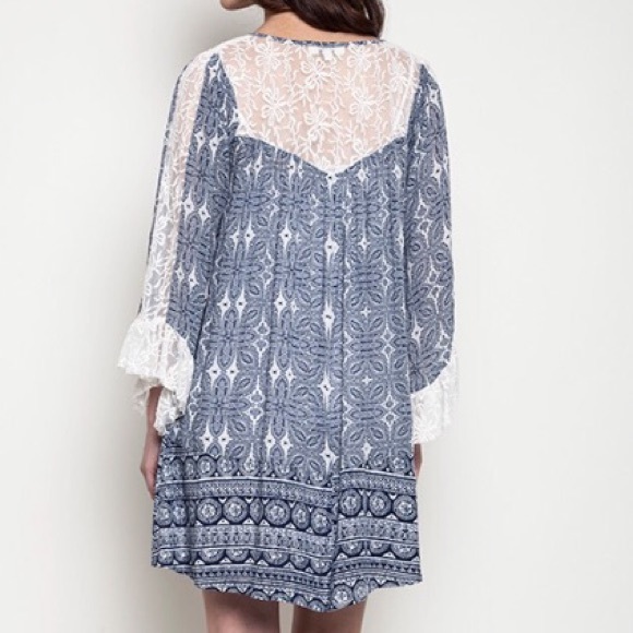 Lace detail shift dress - Picture 3 of 4